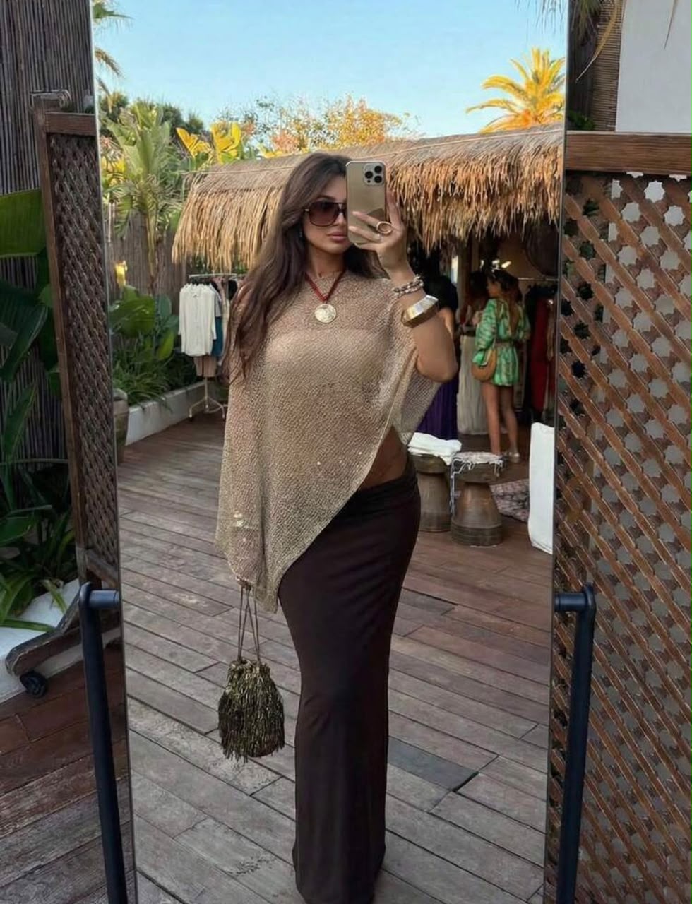 The Shimmer Poncho