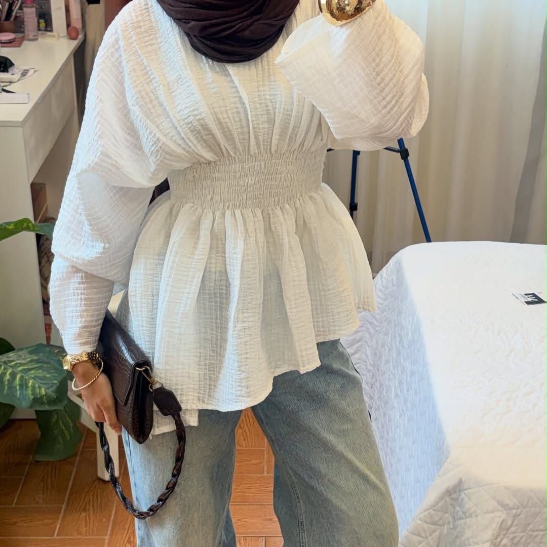 The Ruche Blouse